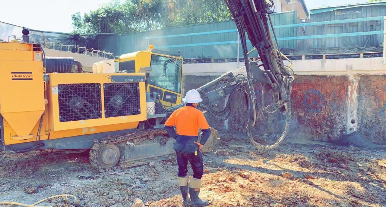 Construction site overview